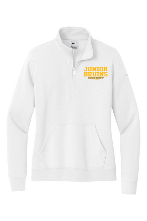 Nike Ladies Club Fleece Sleeve Swoosh 1/2-Zip
