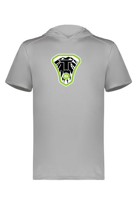 Holloway Adult Short Sleeve Hoodie Powered by Coolcore