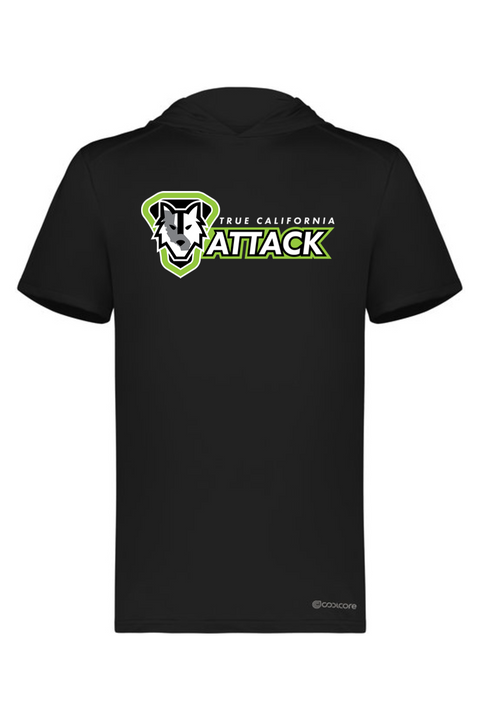 Holloway Adult Short Sleeve Hoodie Powered by Coolcore
