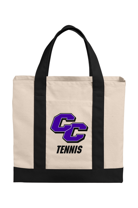 Port Authority Cotton Canvas Two-Tone Tote