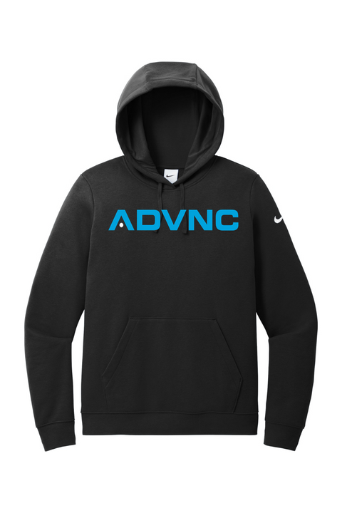 Nike Ladies Club Fleece Sleeve Swoosh Pullover Hoodie
