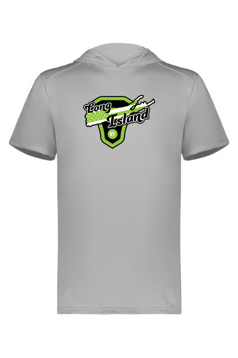 Holloway Adult Short Sleeve Hoodie Powered by Coolcore
