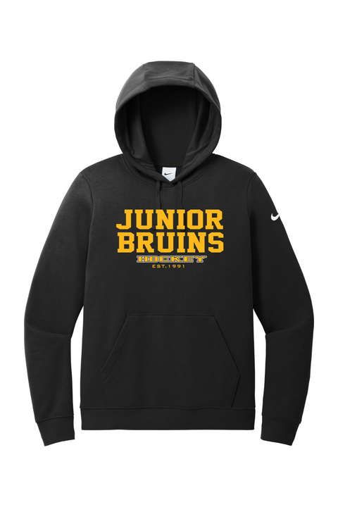Nike Ladies Club Fleece Sleeve Swoosh Pullover Hoodie