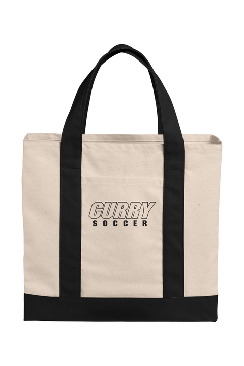 Port Authority Cotton Canvas Two-Tone Tote