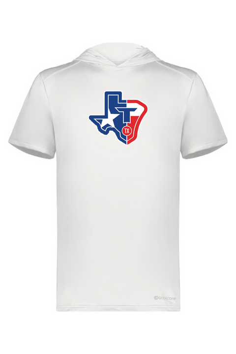 Holloway Adult Short Sleeve Hoodie Powered by Coolcore