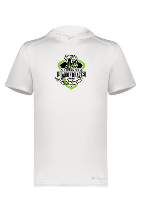 Holloway Adult Short Sleeve Hoodie Powered by Coolcore