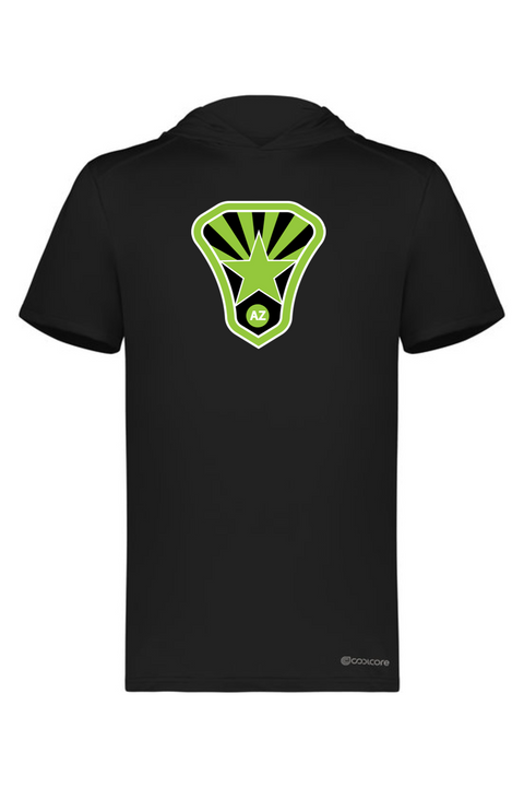 Holloway Adult Short Sleeve Hoodie Powered by Coolcore