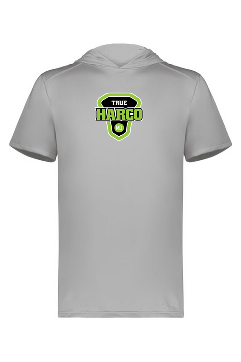 Holloway Adult Short Sleeve Hoodie Powered by Coolcore