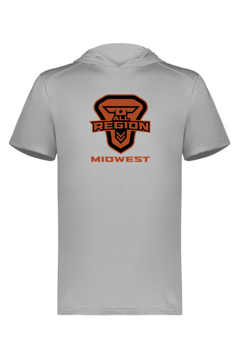 Holloway Adult Short Sleeve Hoodie Powered by Coolcore