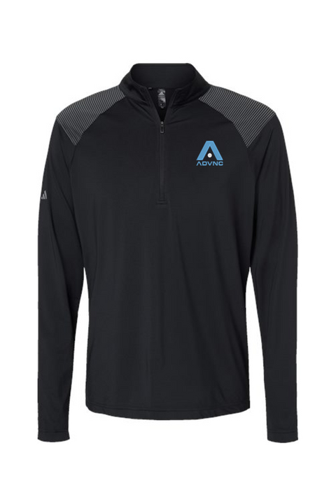 Adidas Shoulder Stripe Quarter-Zip Pullover