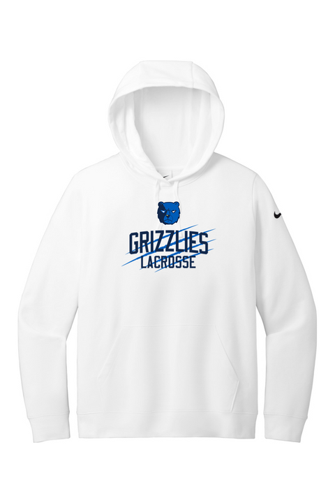 Nike Ladies Club Fleece Sleeve Swoosh Pullover Hoodie