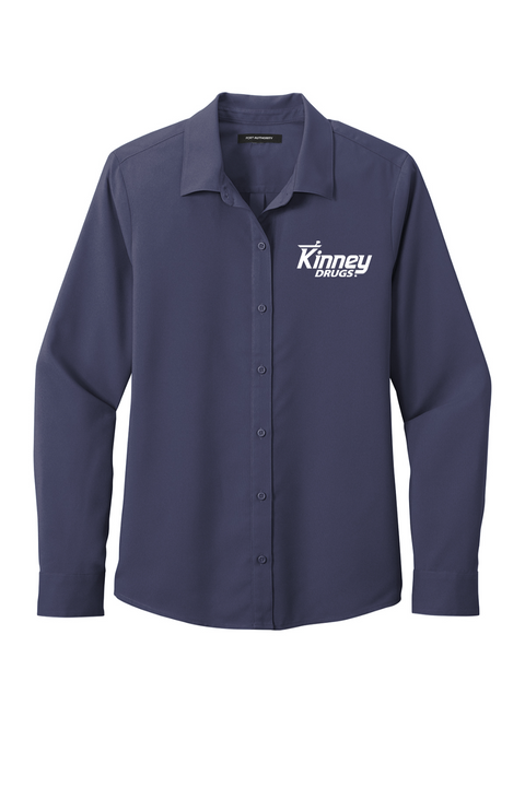 Port Authority Ladies Long Sleeve Performance Staff Shirt