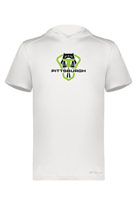 Holloway Adult Short Sleeve Hoodie Powered by Coolcore