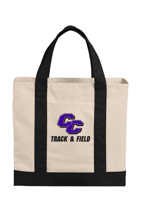 Port Authority Cotton Canvas Two-Tone Tote