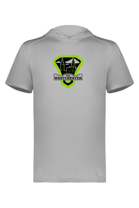 Holloway Adult Short Sleeve Hoodie Powered by Coolcore