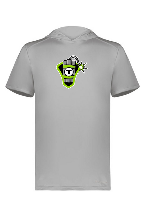 Holloway Adult Short Sleeve Hoodie Powered by Coolcore