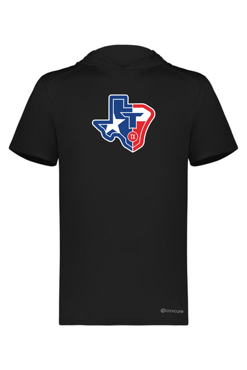 Holloway Adult Short Sleeve Hoodie Powered by Coolcore