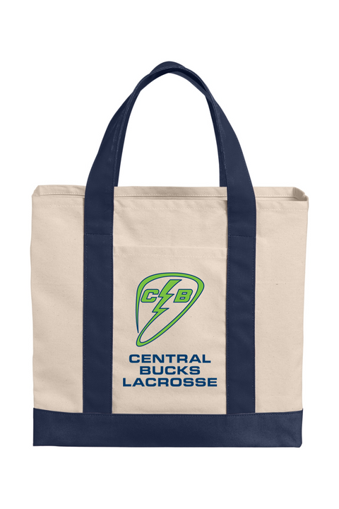 Port Authority Cotton Canvas Two-Tone Tote