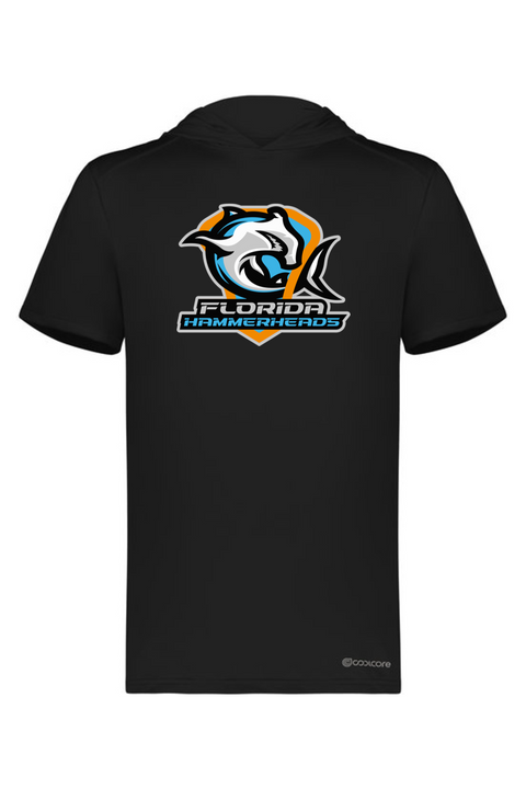 Holloway Adult Short Sleeve Hoodie Powered by Coolcore