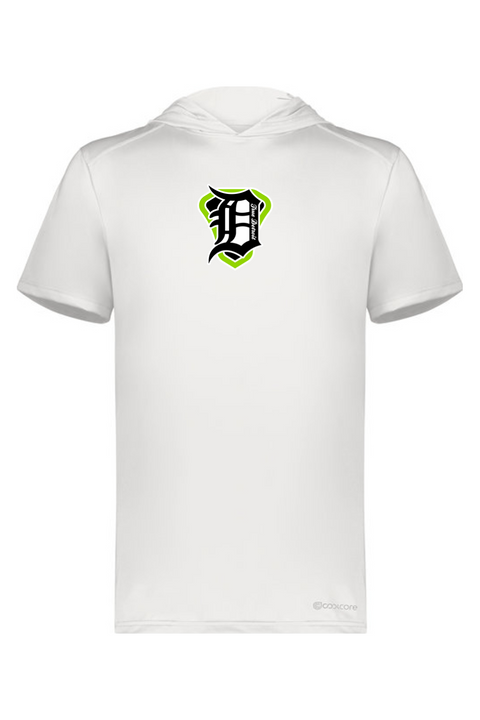 Holloway Adult Short Sleeve Hoodie Powered by Coolcore