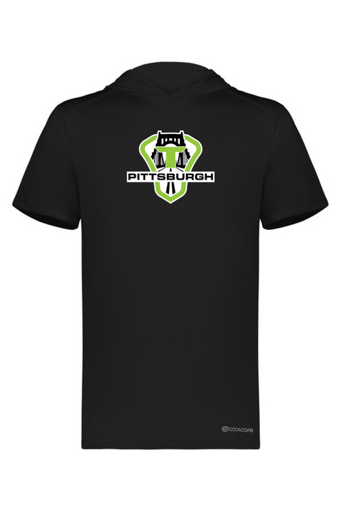 Holloway Adult Short Sleeve Hoodie Powered by Coolcore