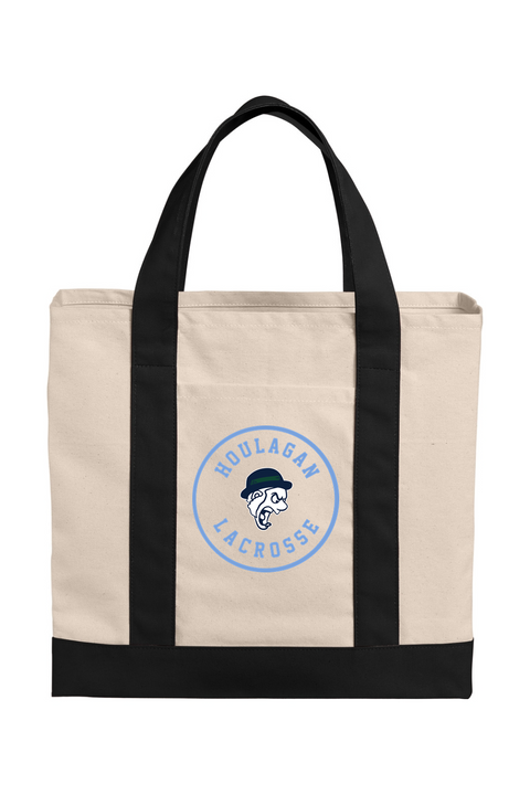 Port Authority Cotton Canvas Two-Tone Tote