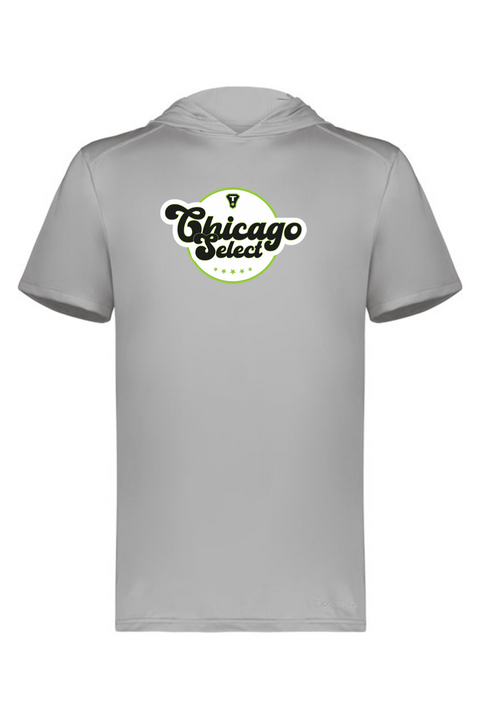 Holloway Adult Short Sleeve Hoodie Powered by Coolcore