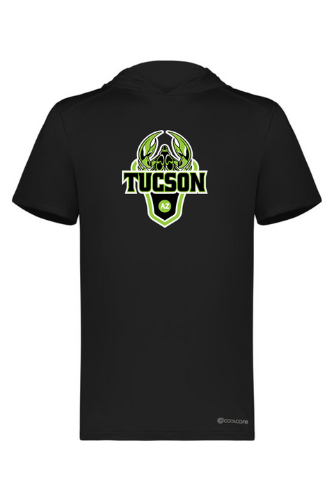 Holloway Adult Short Sleeve Hoodie Powered by Coolcore