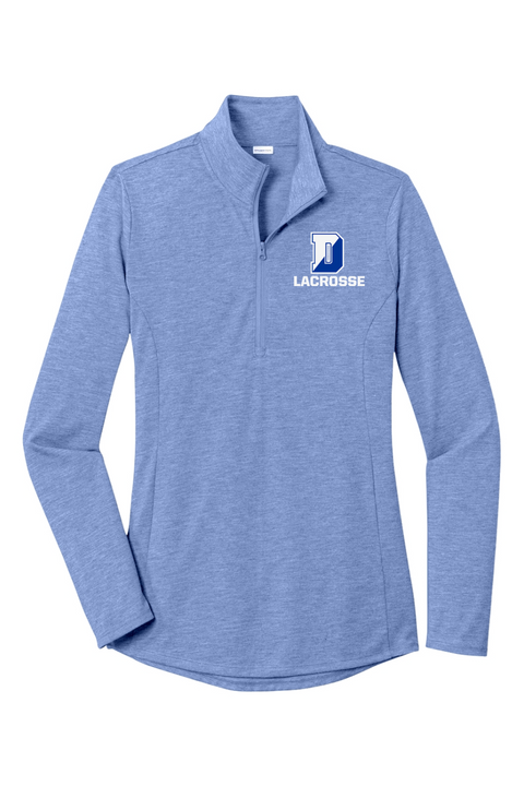 Sport-Tek Ladies PosiCharge Tri-Blend Wicking 1/4-Zip Pullover