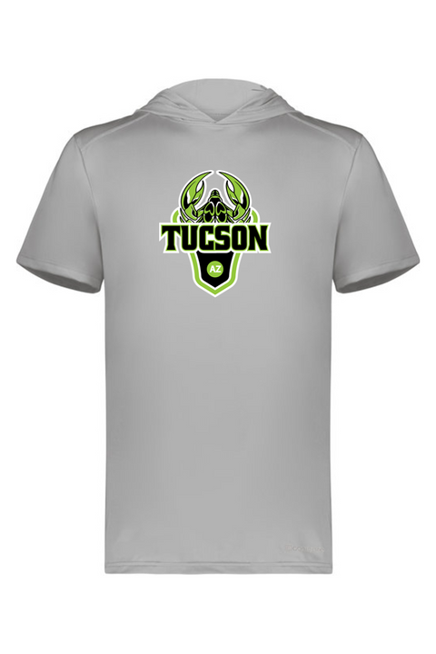 Holloway Adult Short Sleeve Hoodie Powered by Coolcore