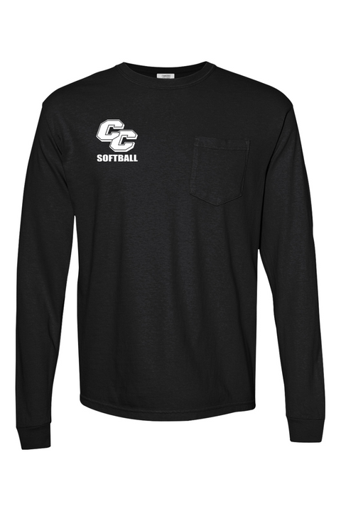 Comfort Colors Ringspun Long Sleeve Pocket T-Shirt