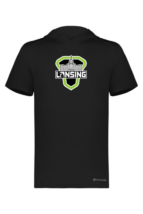 Holloway Adult Short Sleeve Hoodie Powered by Coolcore