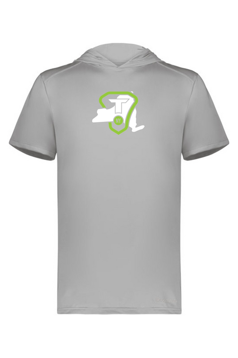 Holloway Adult Short Sleeve Hoodie Powered by Coolcore