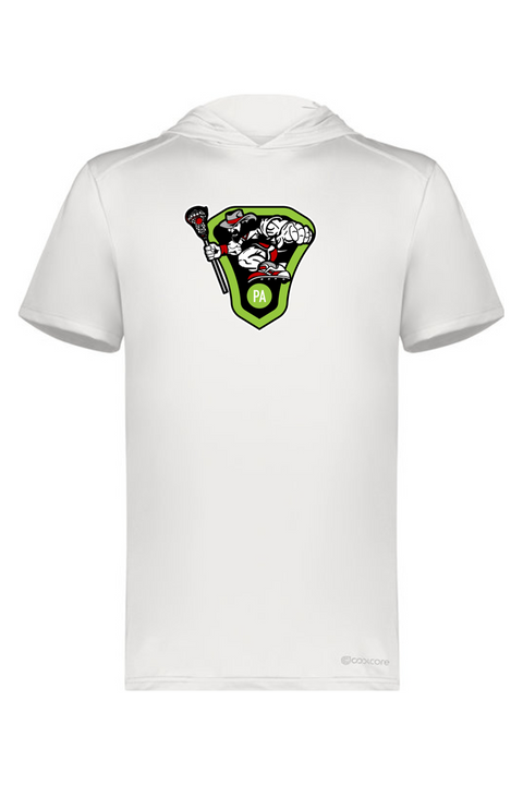 Holloway Adult Short Sleeve Hoodie Powered by Coolcore
