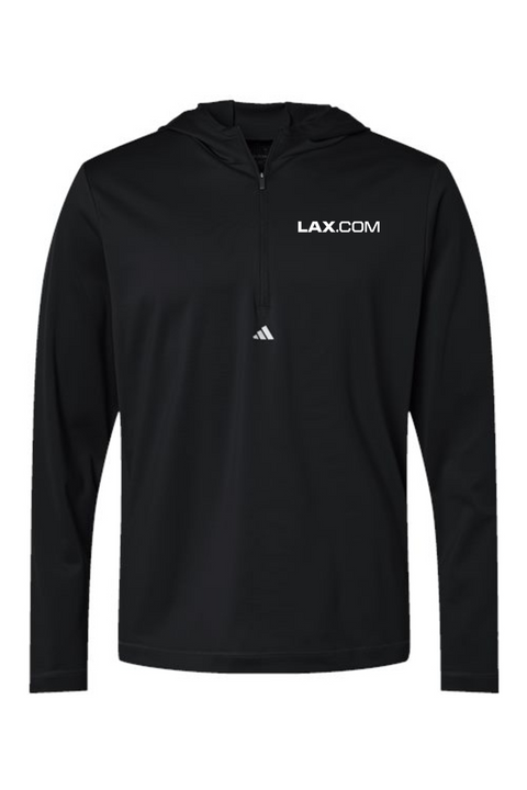 Adidas Lightweight Performance Quarter-Zip Hooded Pullover