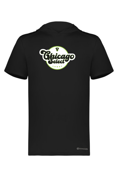 Holloway Adult Short Sleeve Hoodie Powered by Coolcore