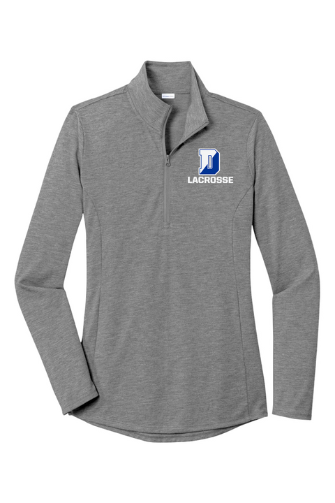 Sport-Tek Ladies PosiCharge Tri-Blend Wicking 1/4-Zip Pullover