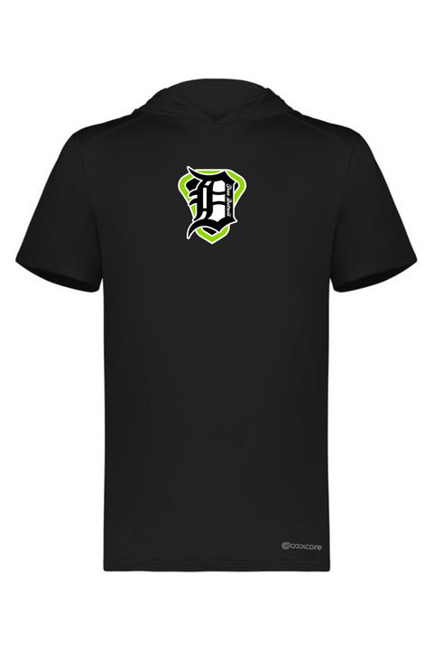 Holloway Adult Short Sleeve Hoodie Powered by Coolcore