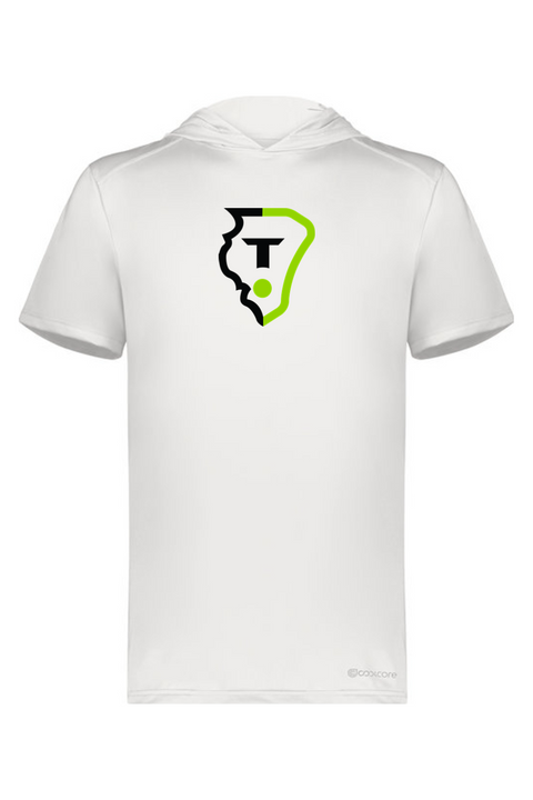 Holloway Adult Short Sleeve Hoodie Powered by Coolcore