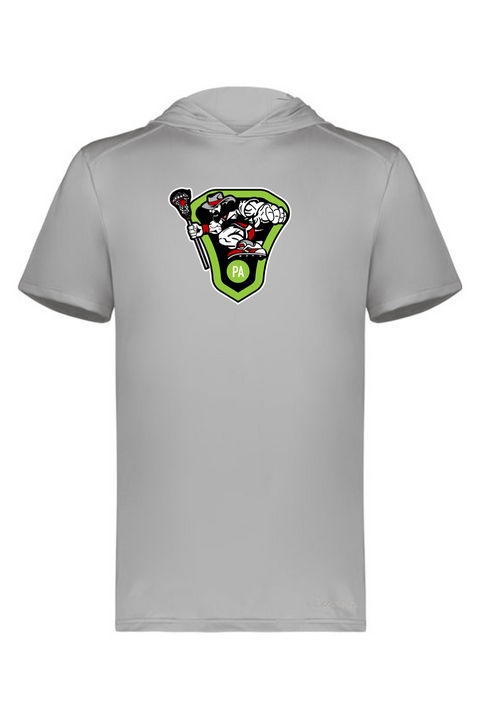 Holloway Adult Short Sleeve Hoodie Powered by Coolcore