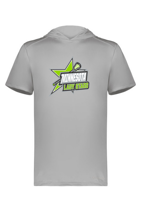 Holloway Adult Short Sleeve Hoodie Powered by Coolcore