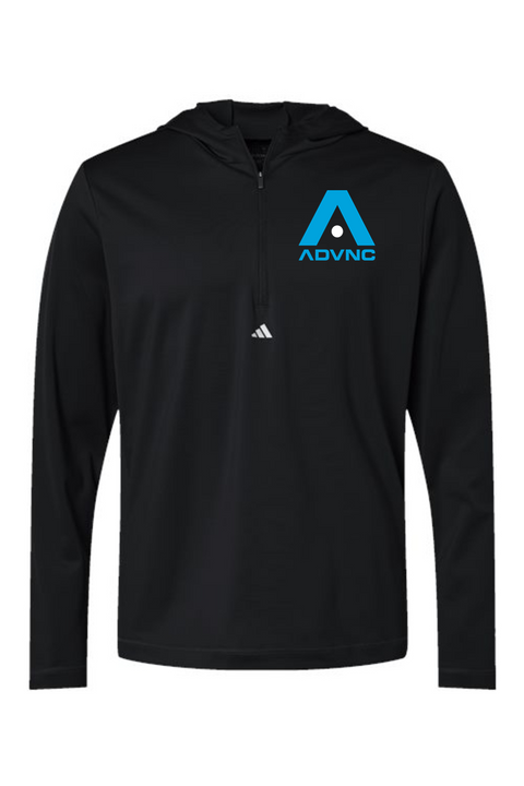 Adidas Lightweight Performance Quarter-Zip Hooded Pullover