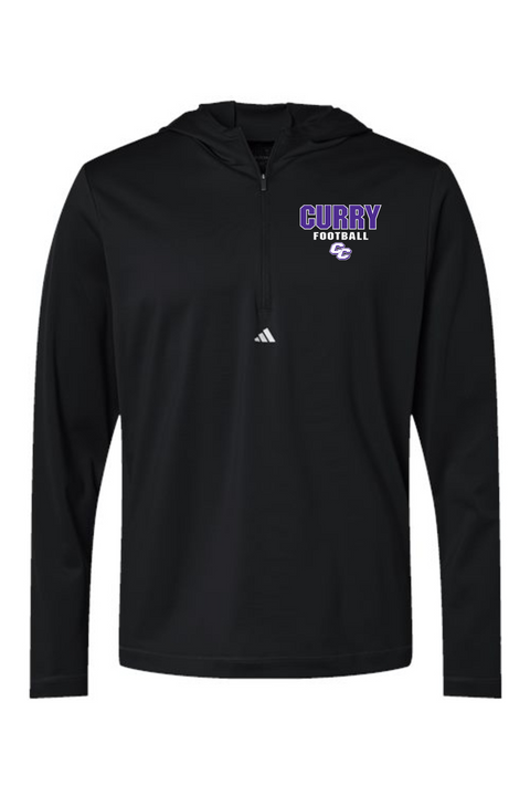 Adidas Lightweight Performance Quarter-Zip Hooded Pullover