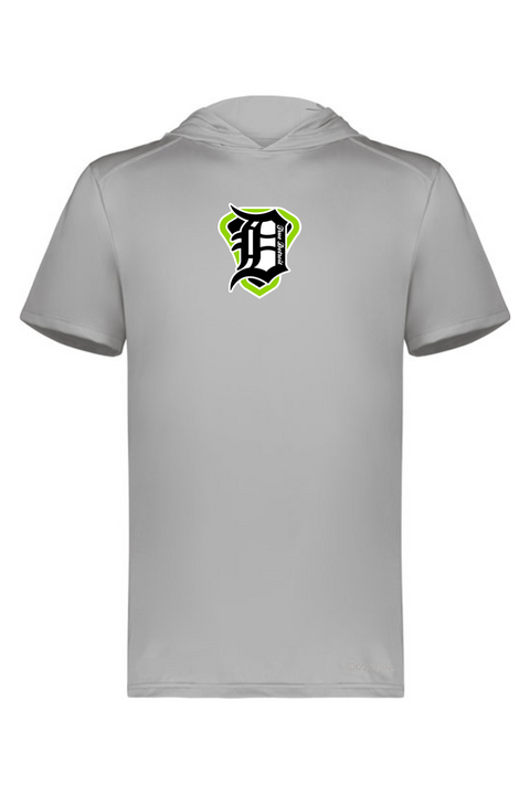 Holloway Adult Short Sleeve Hoodie Powered by Coolcore