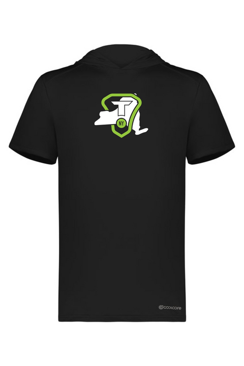 Holloway Adult Short Sleeve Hoodie Powered by Coolcore