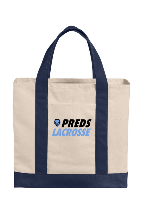 Port Authority Cotton Canvas Two-Tone Tote