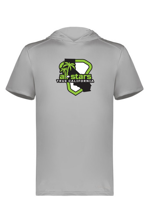 Holloway Adult Short Sleeve Hoodie Powered by Coolcore