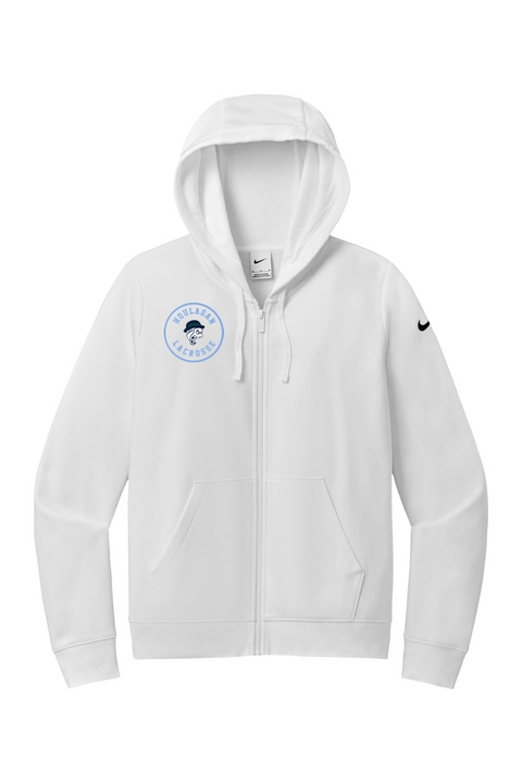 Nike Ladies Club Fleece Sleeve Swoosh Full-Zip Hoodie