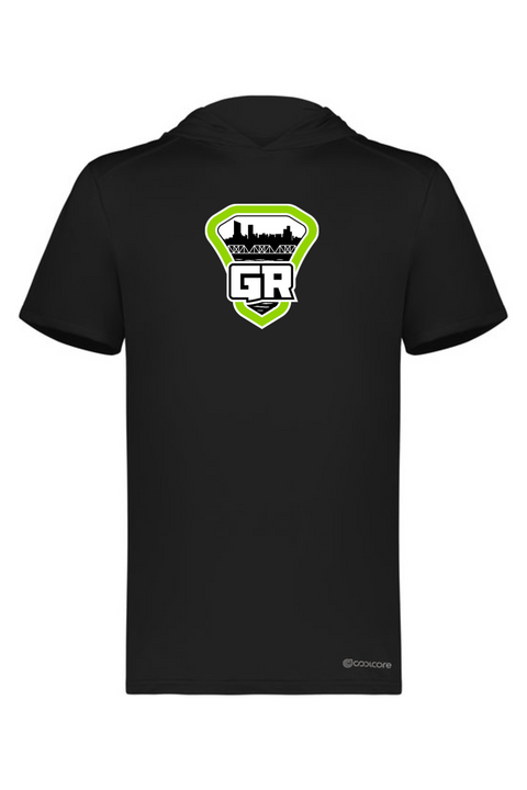 Holloway Adult Short Sleeve Hoodie Powered by Coolcore