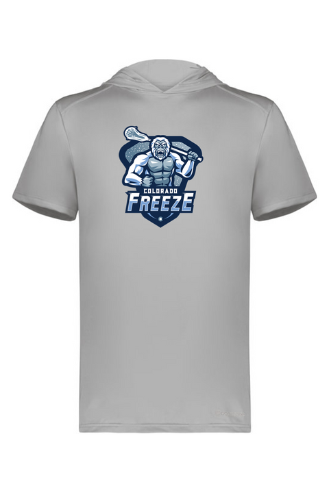 Holloway Adult Short Sleeve Hoodie Powered by Coolcore